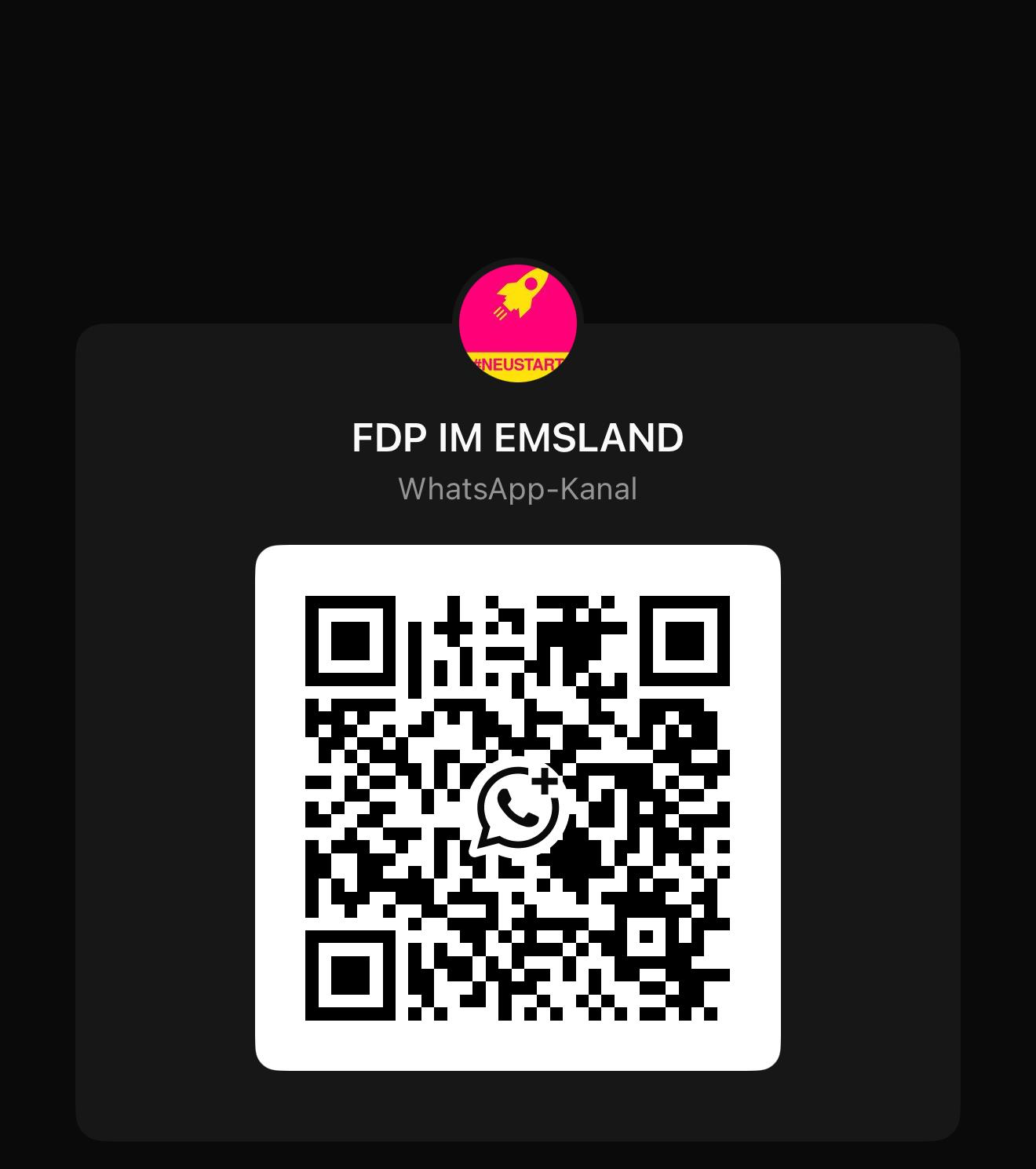 WhatsApp-Kanal "FDP IM EMSLAND"